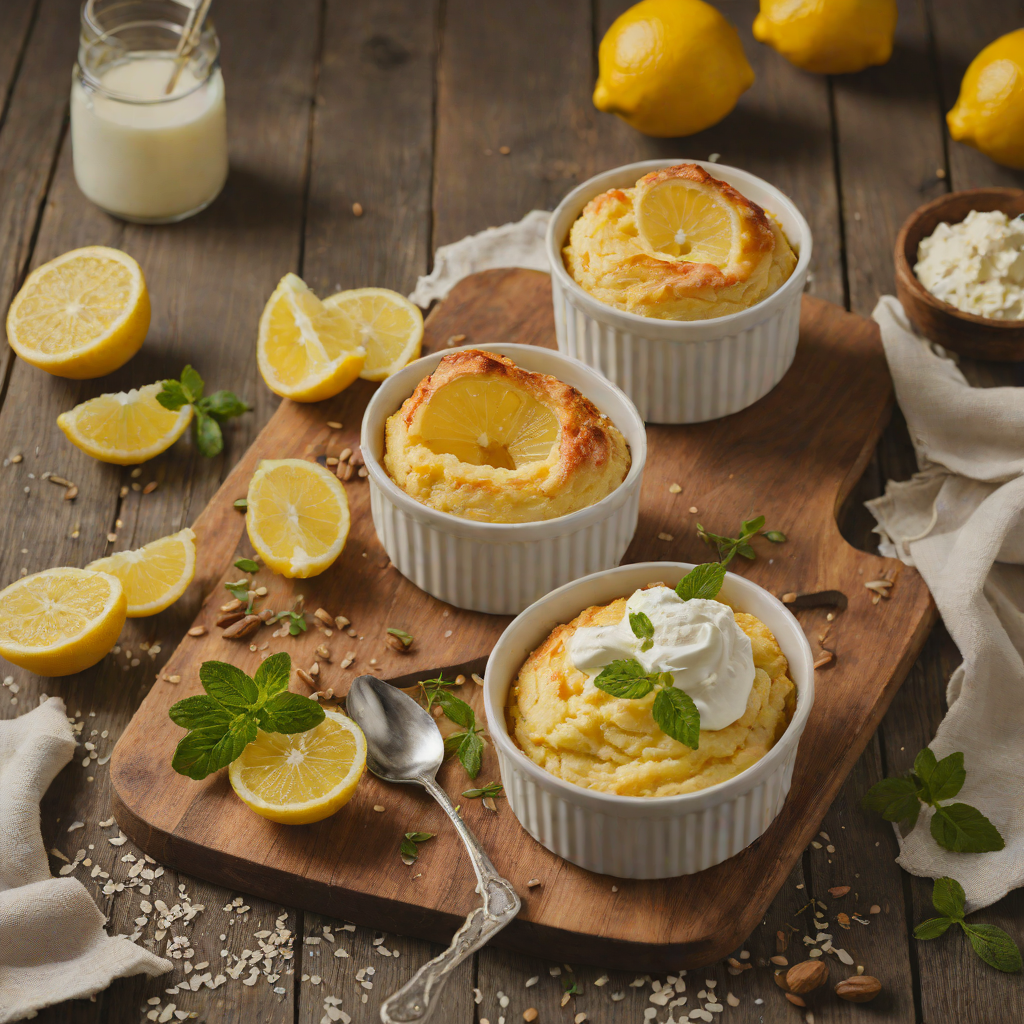 Yogurt and Lemon Soufflé