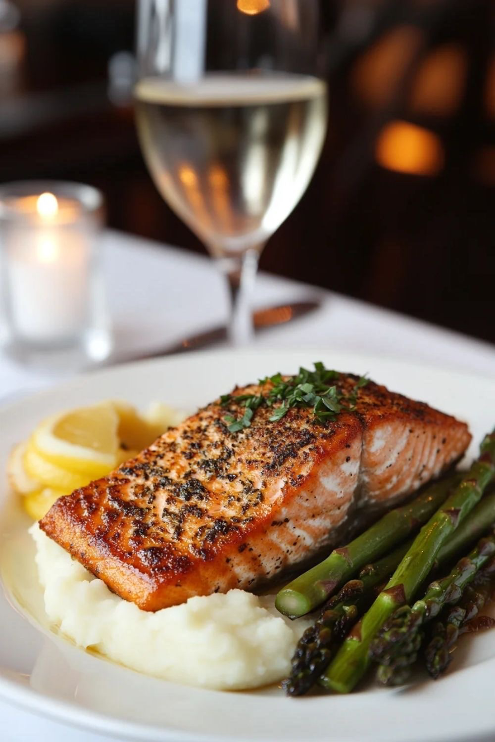 Pan-Seared Salmon with Savannah-Style Herb Butter
