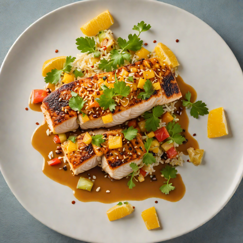 Seared Mahi-Mahi with Spicy Tiki Citrus Sauce