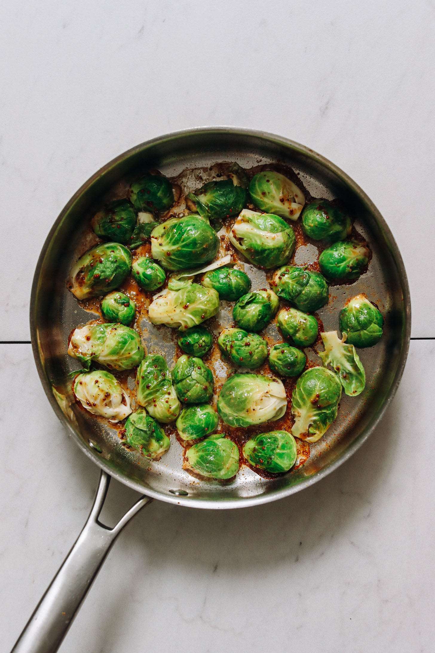 Brussels Sprouts Fritters with Honey Mustard