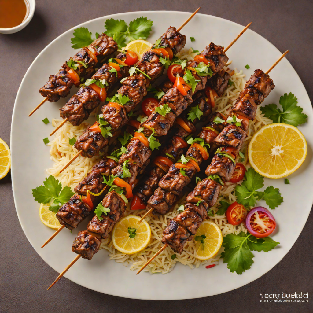 Honey-Glazed Ethiopian Spiced Lamb Kebabs