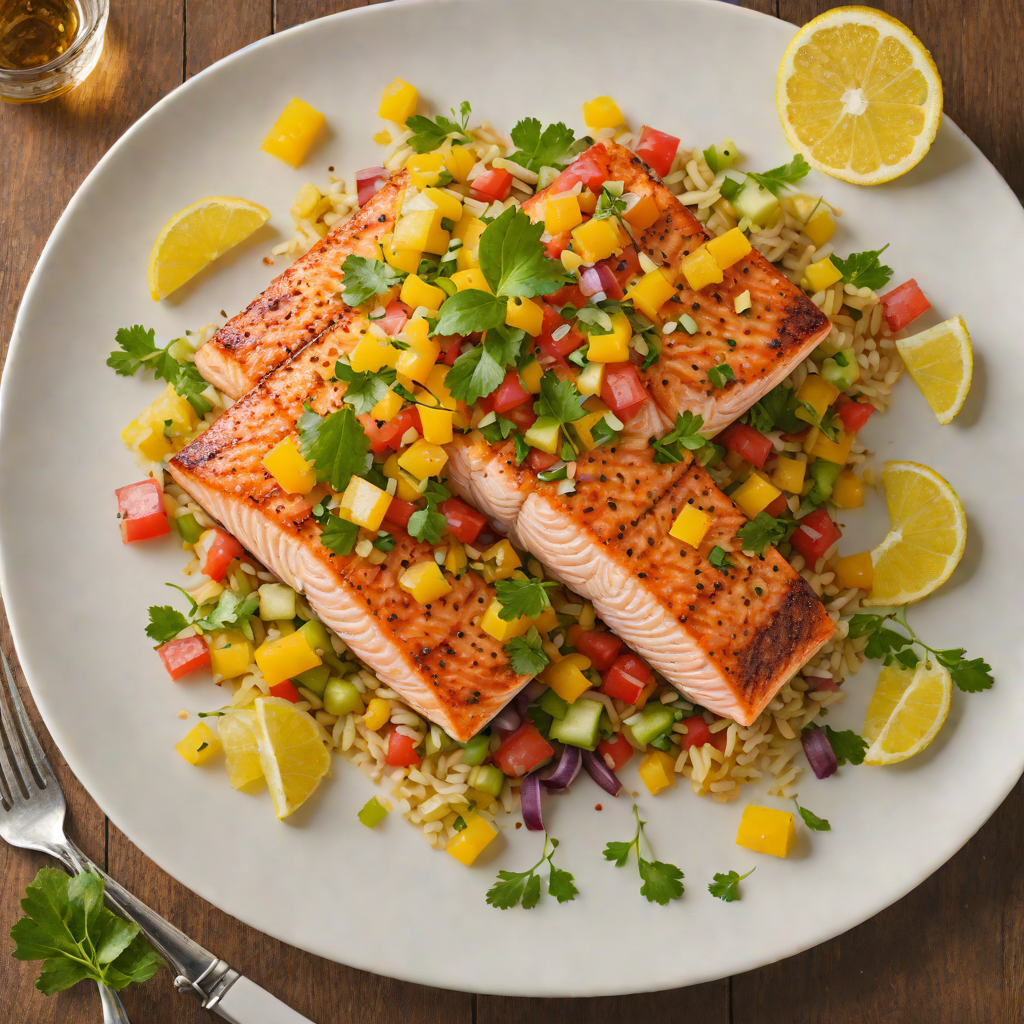 Pan-Seared Salmon with Savannah Citrus Salsa