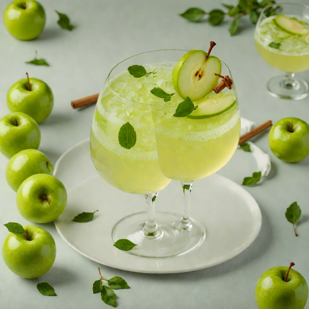 Spiced Green Apple Fizz