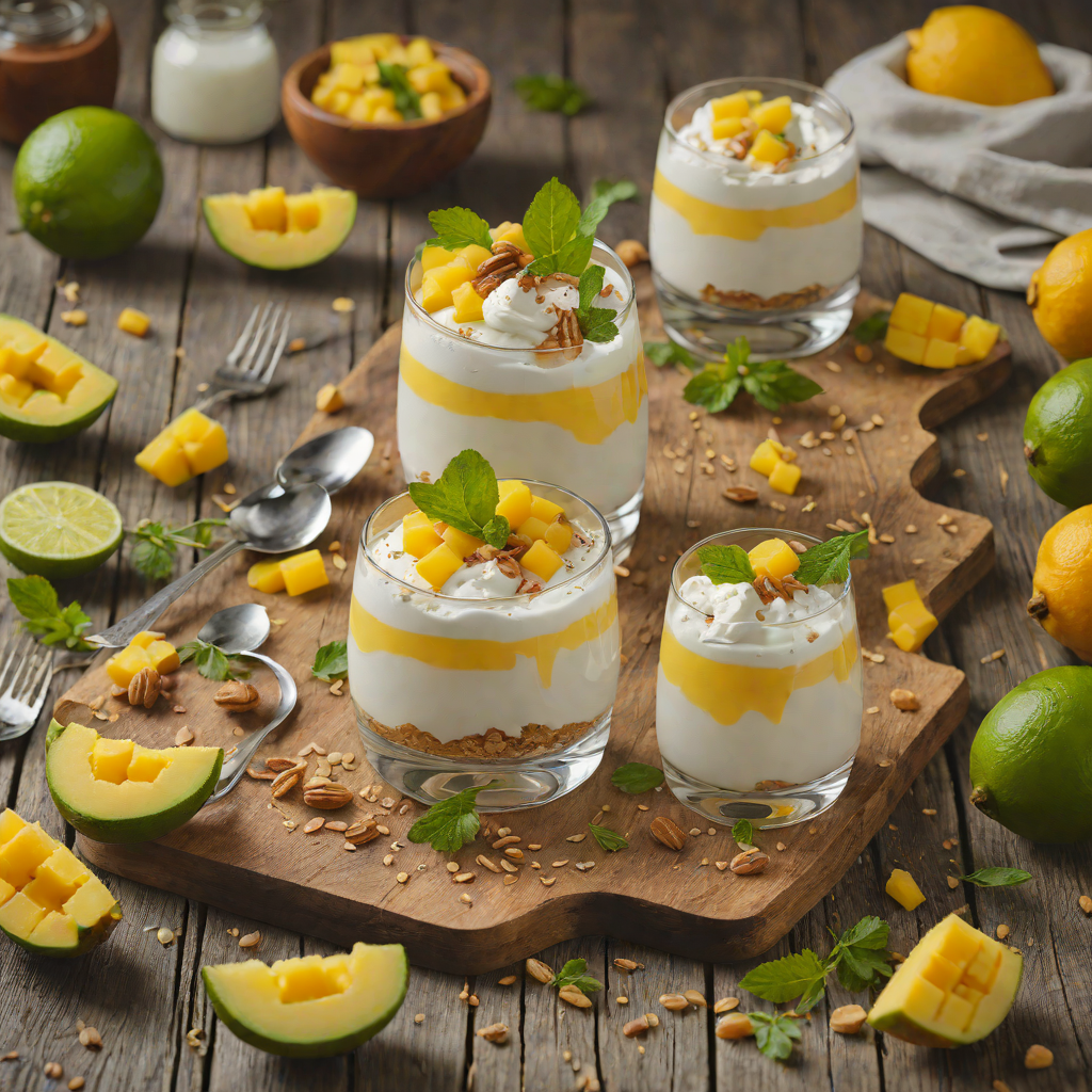 Quick Honey-Lime Mango Parfait with Greek Yogurt