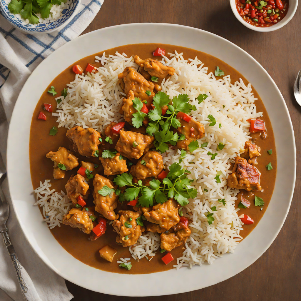One-Pot Coconut Berbere Chicken Curry with Basmati Rice