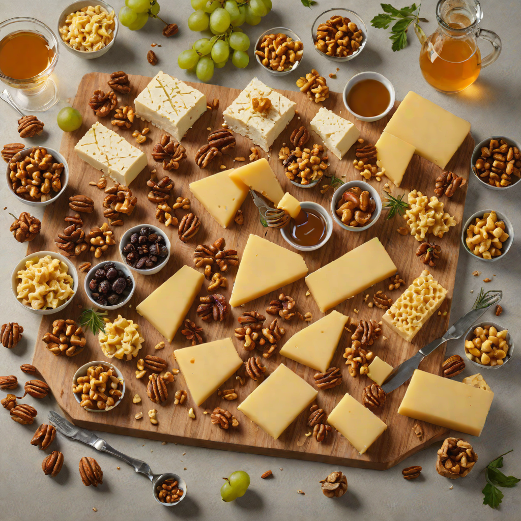 Sablon Cheese Board with Honeyed Walnuts and Honeycomb