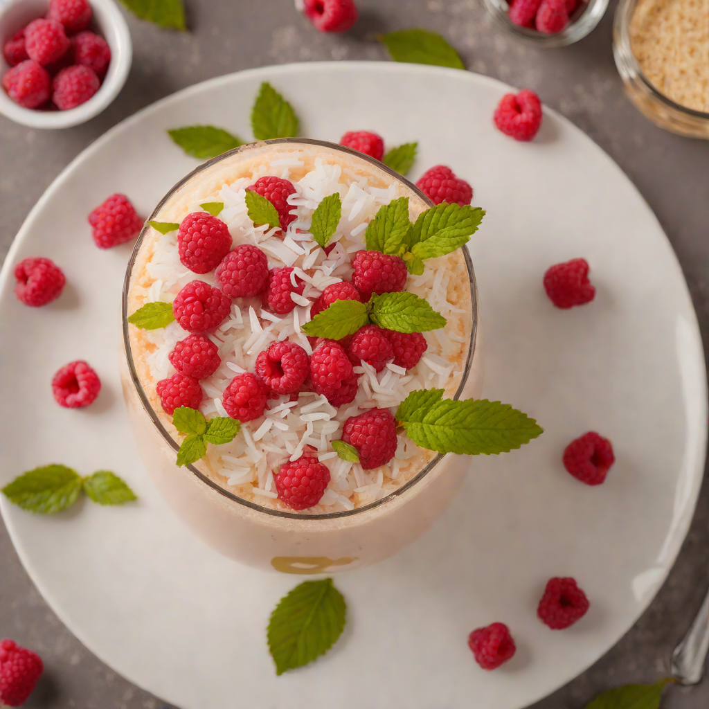 Tropical Raspberry Coconut Cooler