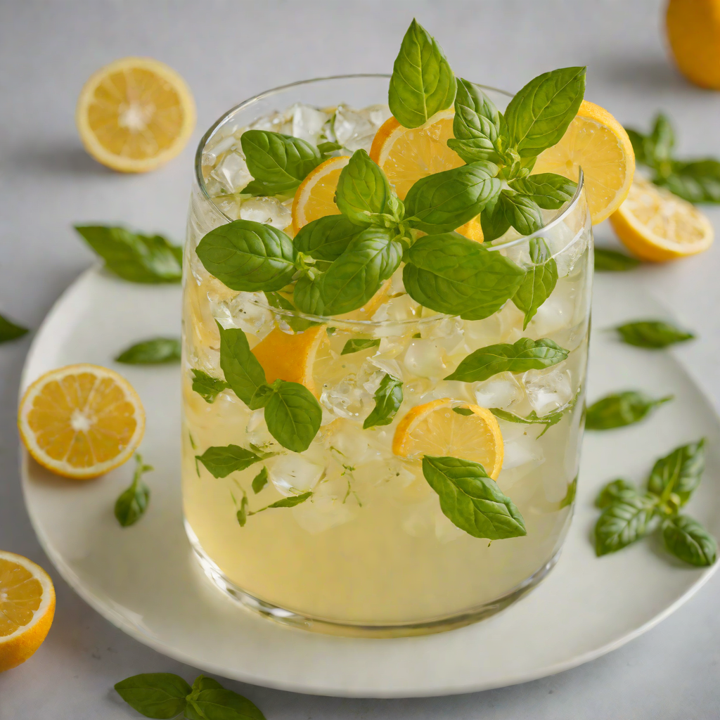 Mediterranean Basil Citrus Cooler