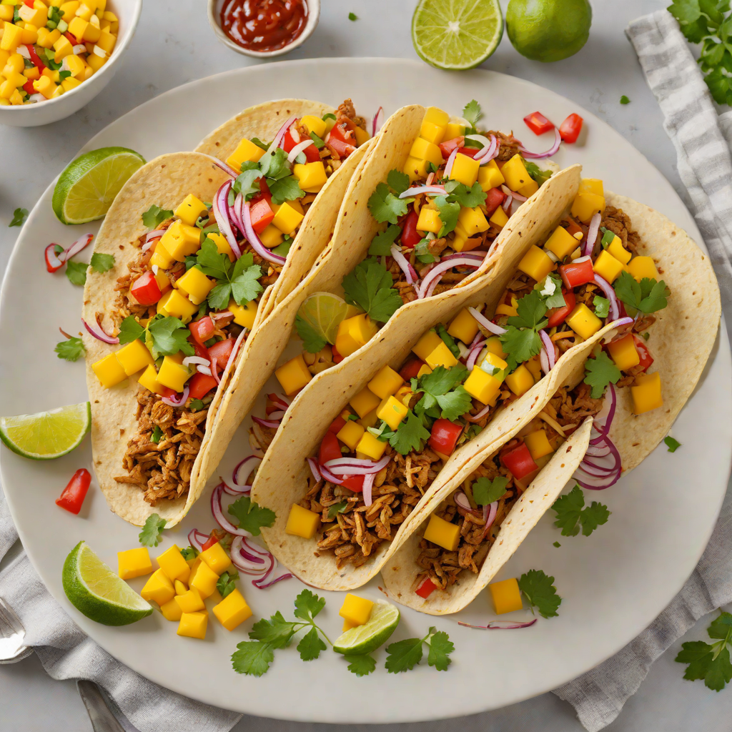 Chili-Lime Pork Tacos with Mango Salsa