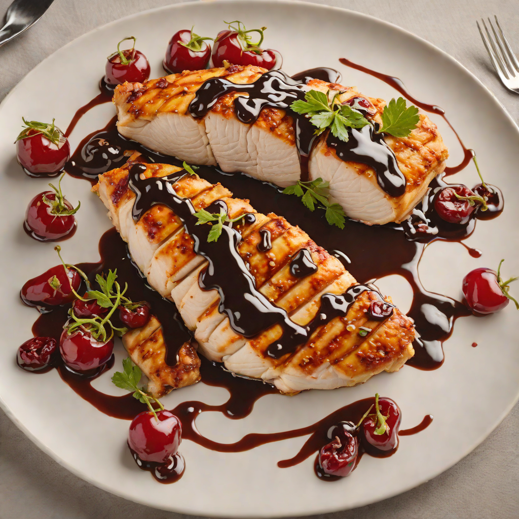 Pan-Seared Chicken with Michigan Cherry Balsamic Reduction