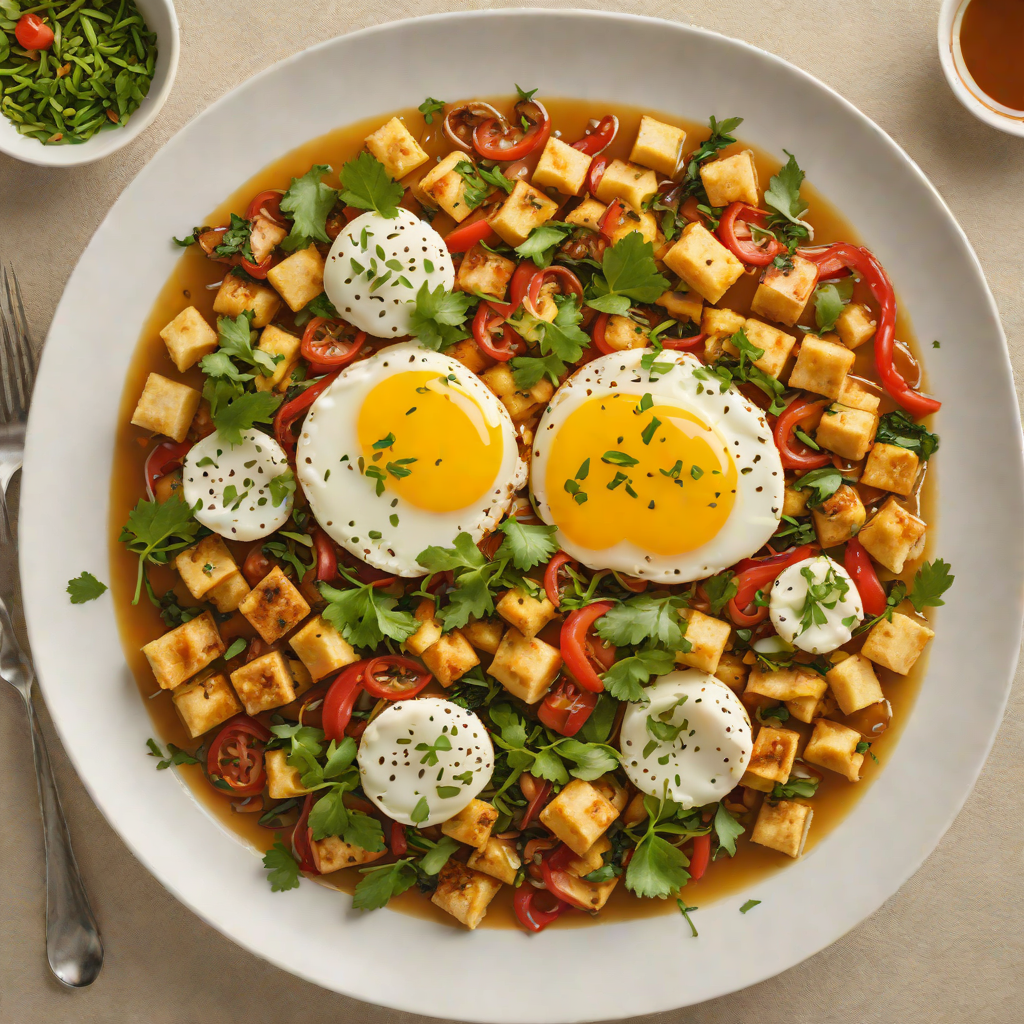 Stir-Fried Goya Champuru with Tofu and Eggs