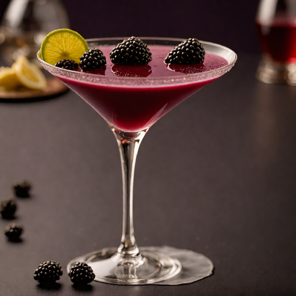 Velvet Blackberry Vanilla Martini