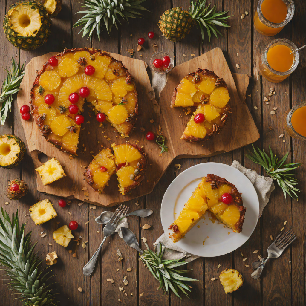 Rum-Spiked Pineapple Upside-Down Cake