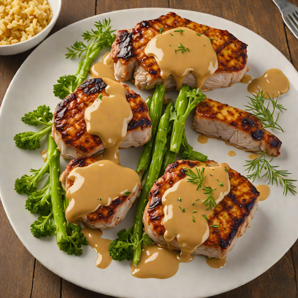 Fenton Township-Inspired Honey Mustard Glazed Pork Chops