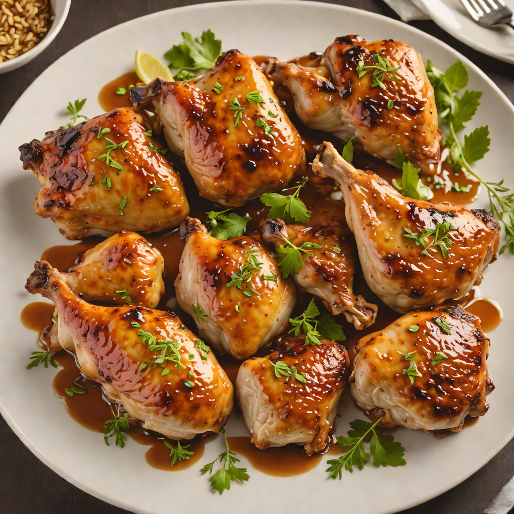 Fenton Maple-Glazed Roasted Chicken Thighs