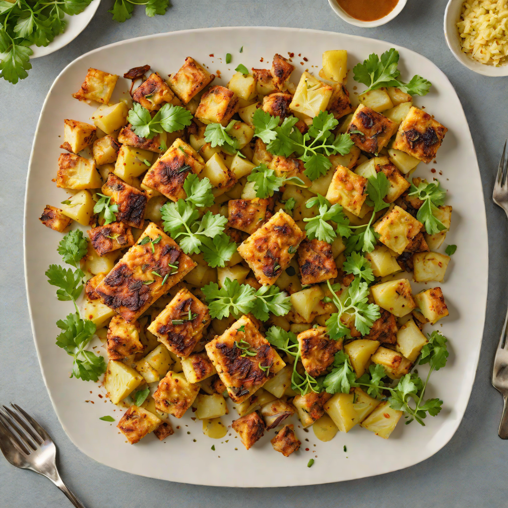 Curried Cauliflower and Potato Sheet Pan Roast