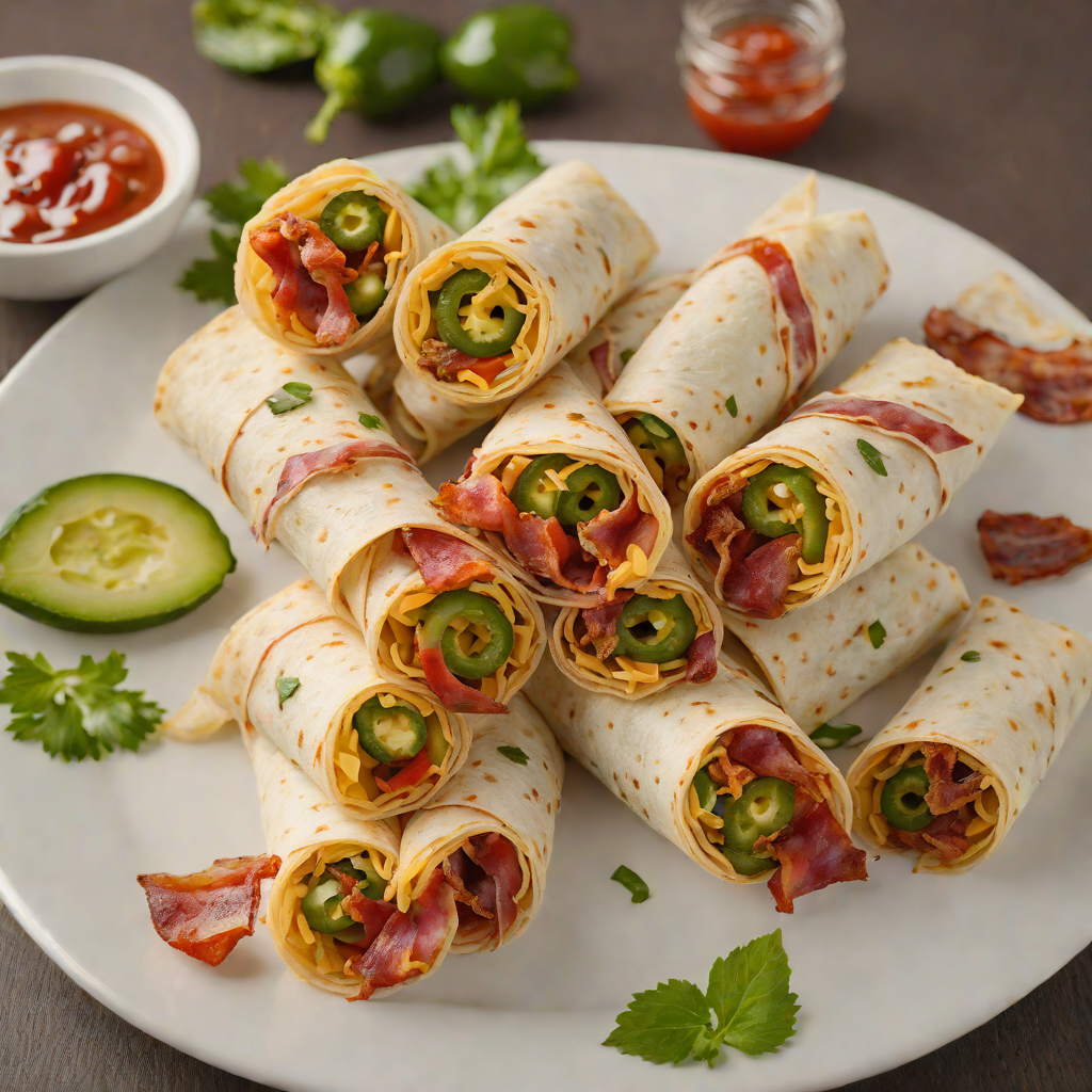 Cheese-Stuffed Jalapeño Bacon Wraps