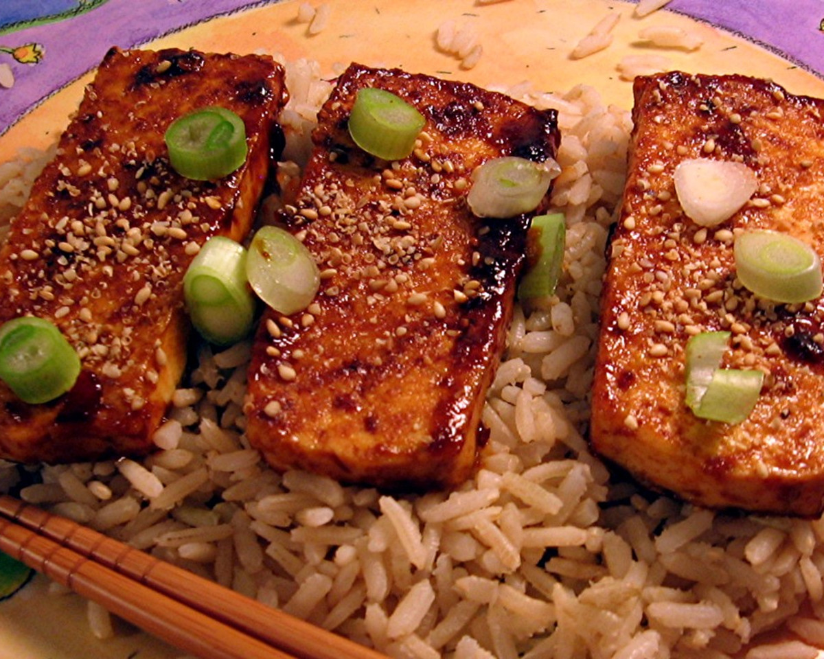 Sunbeam Crispy Tofu with Lemon-Ginger Glaze
