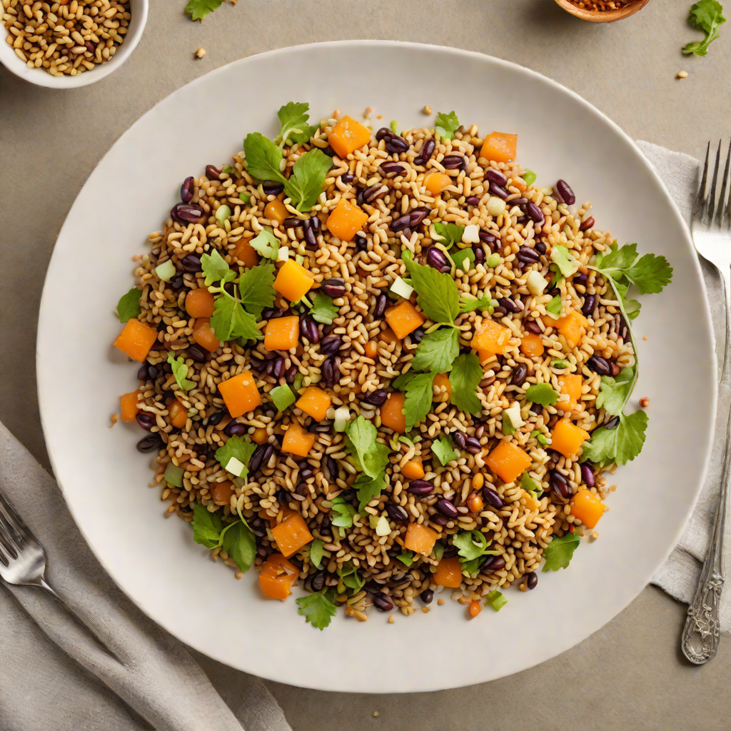 Cinnamon-Spiced Lentil and Quinoa Salad