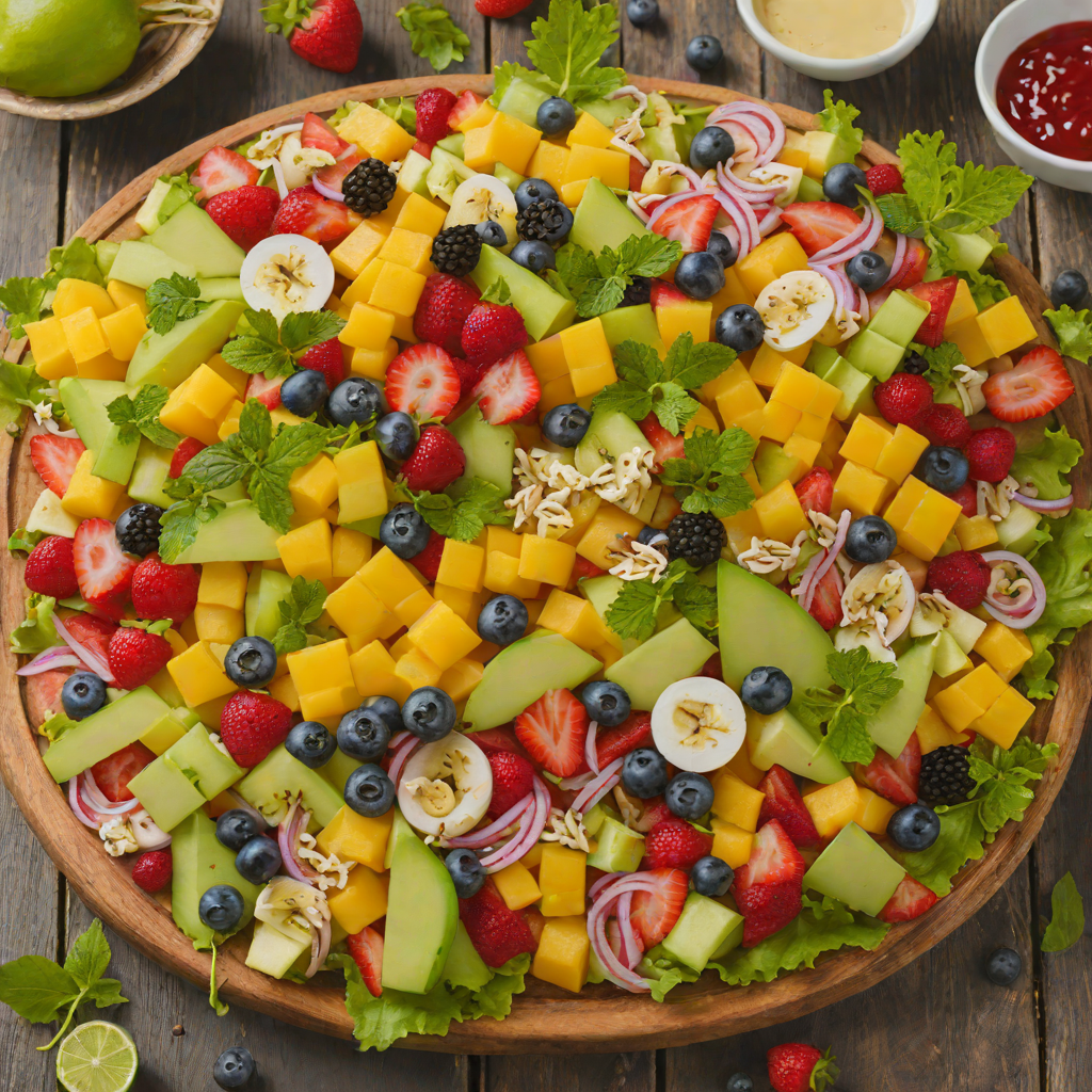 Sweet Macapuno and Mixed Fruit Filipino Salad
