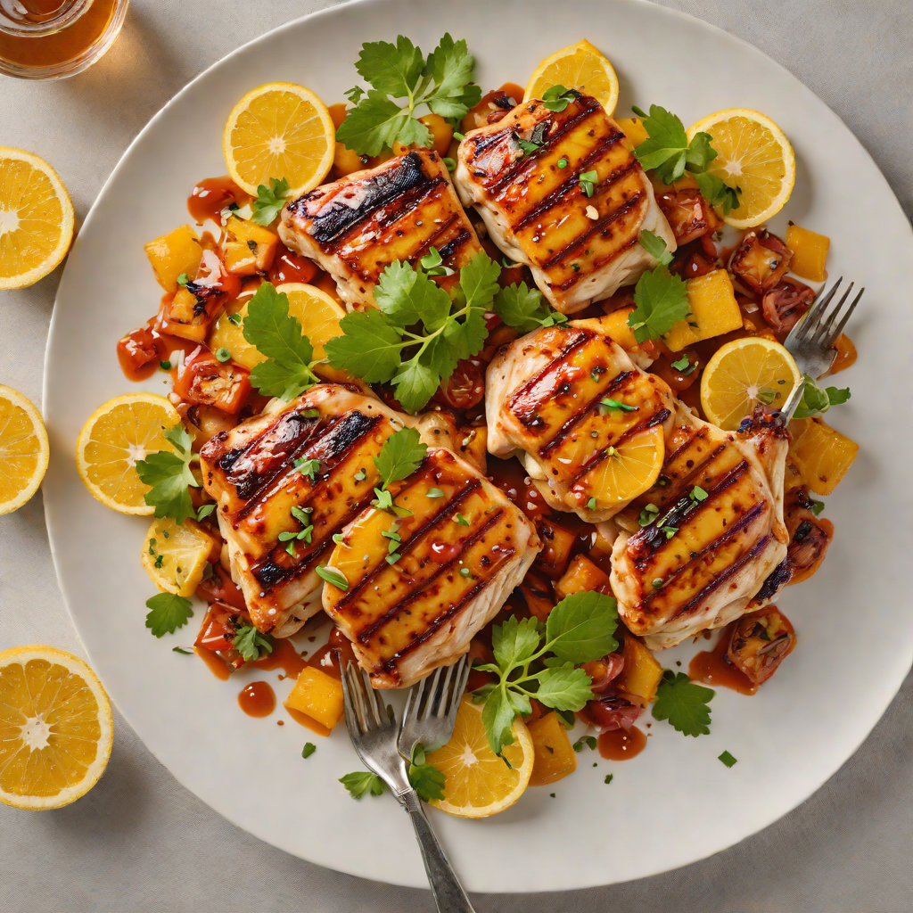 Grilled Citrus-Honey Chicken with Smoky Paprika