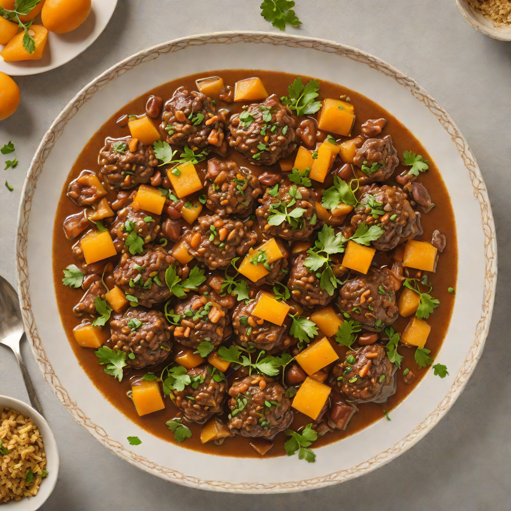 Moroccan-Spiced Lamb Tagine with Apricots