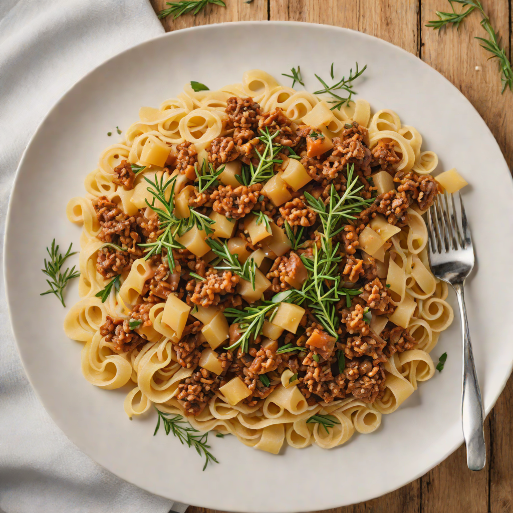 Slow-Cooked Kangaroo Ragu with Macadamia and Rosemary