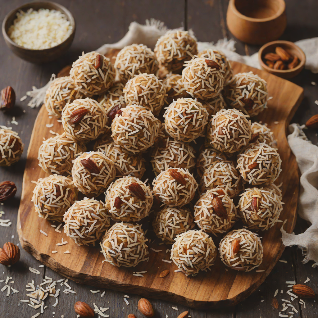 Three-Ingredient Coconut Date Energy Balls