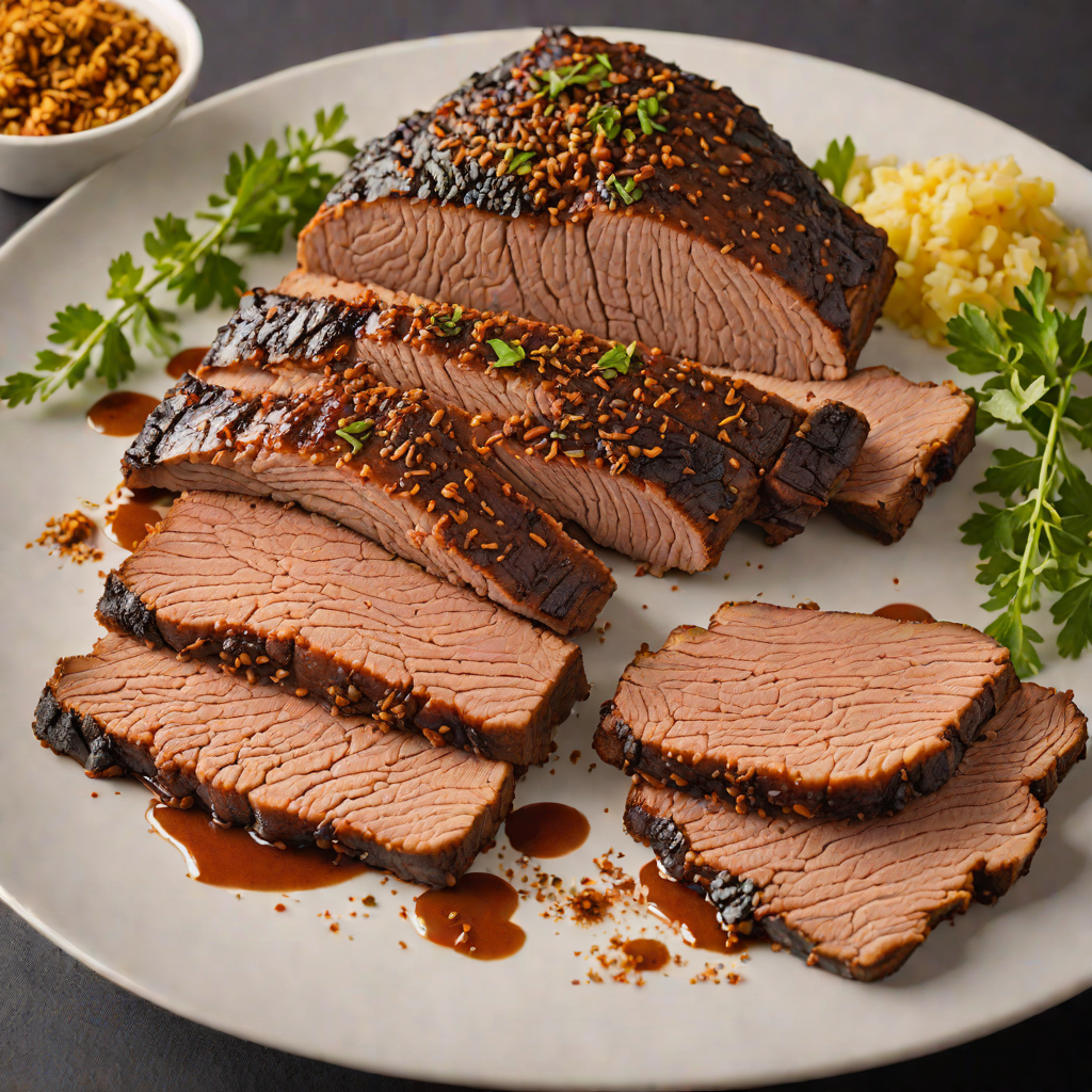 Slow-Smoked Brisket with Hickory Dry Rub
