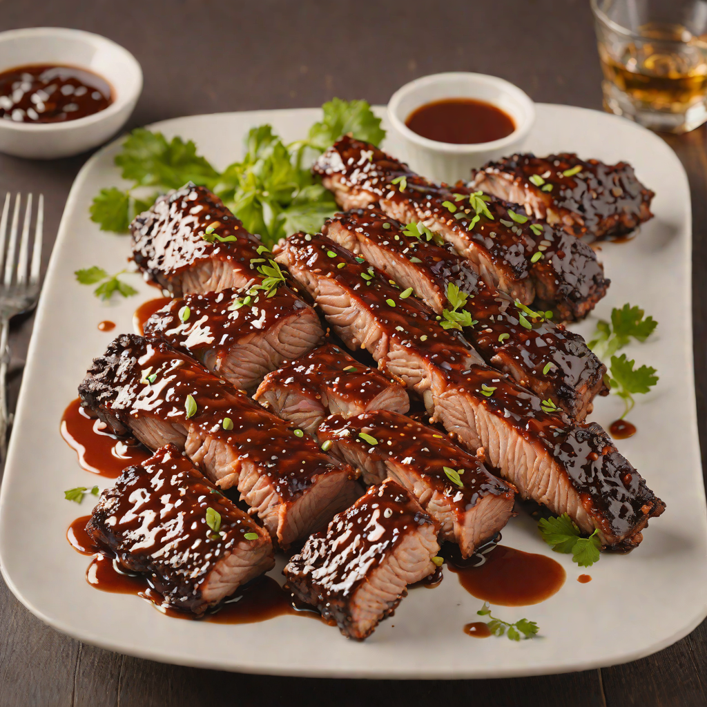 Dry-Rubbed Baby Back Ribs with Tangy Barbecue Glaze