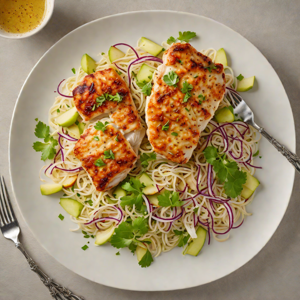 Pan-Seared Chicken with Fennel and Apple Slaw