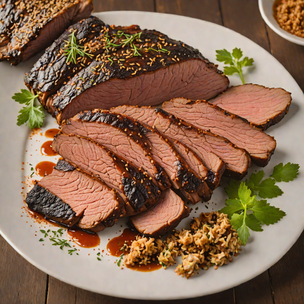 Hickory-Smoked Brisket with Spiced Dry Rub