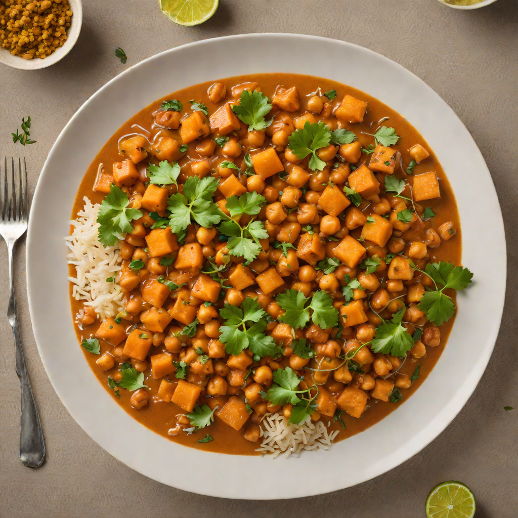Spiced Chickpea and Sweet Potato Curry