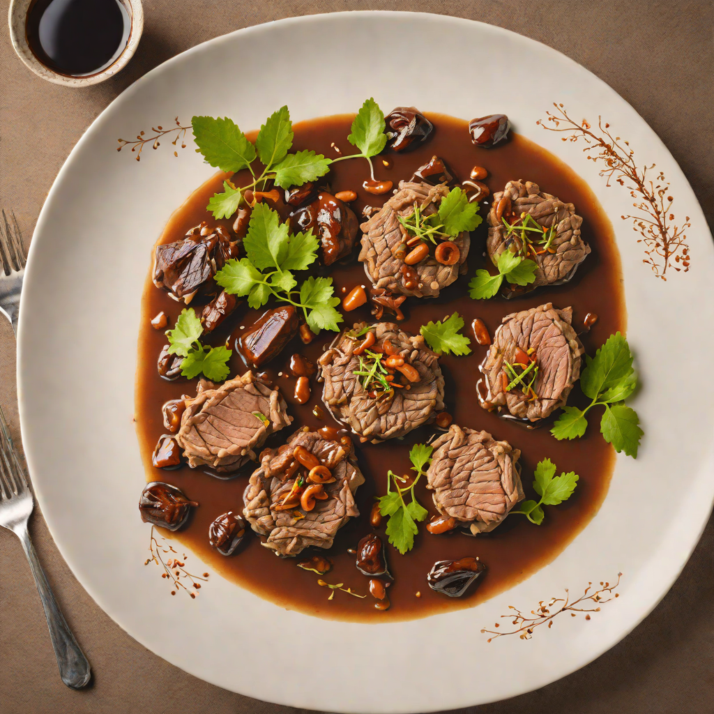 Slow-Cooked Lamb with Date and Tamarind Sauce
