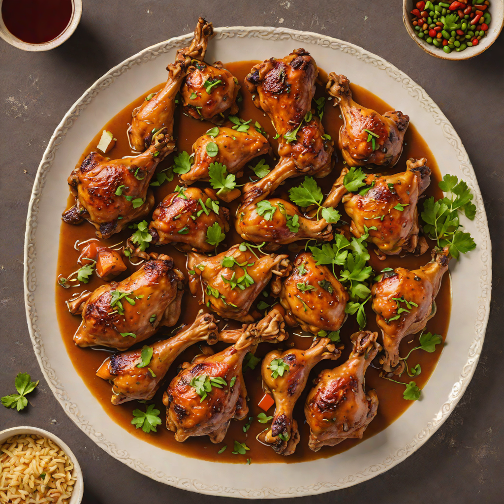 Ethiopian-Inspired Doro Wat Braised Chicken Legs