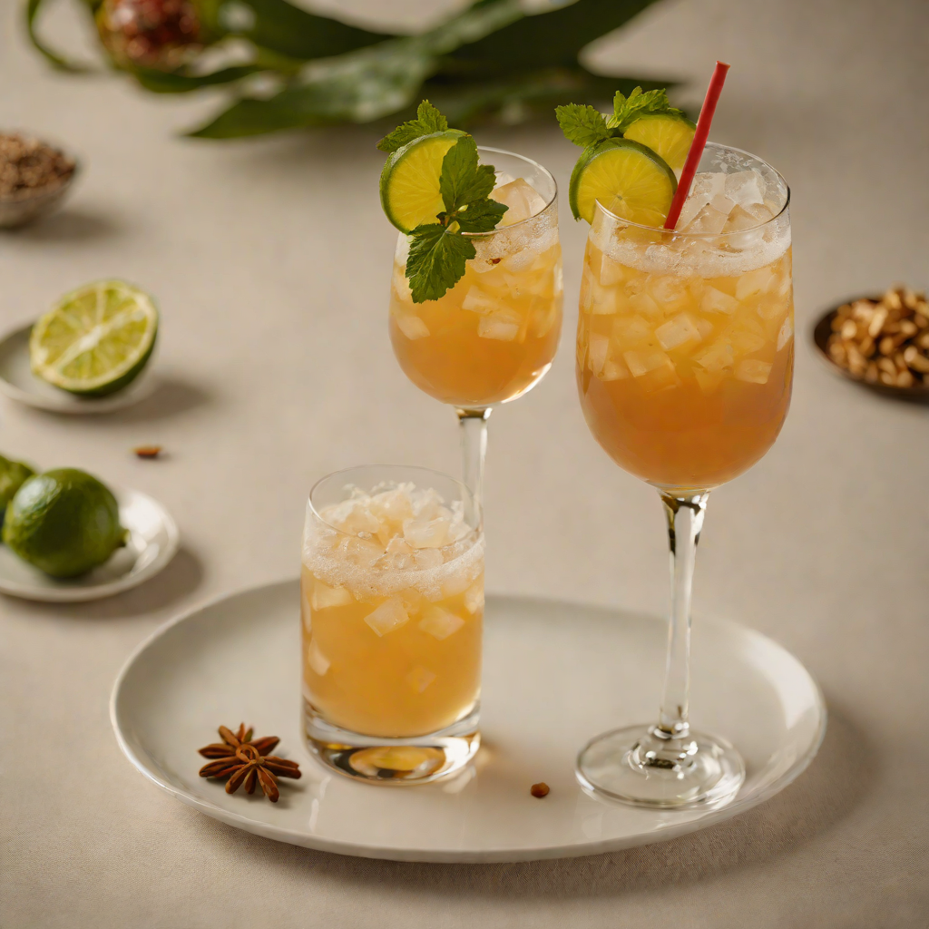 Spiced Tropical Rum Swizzle