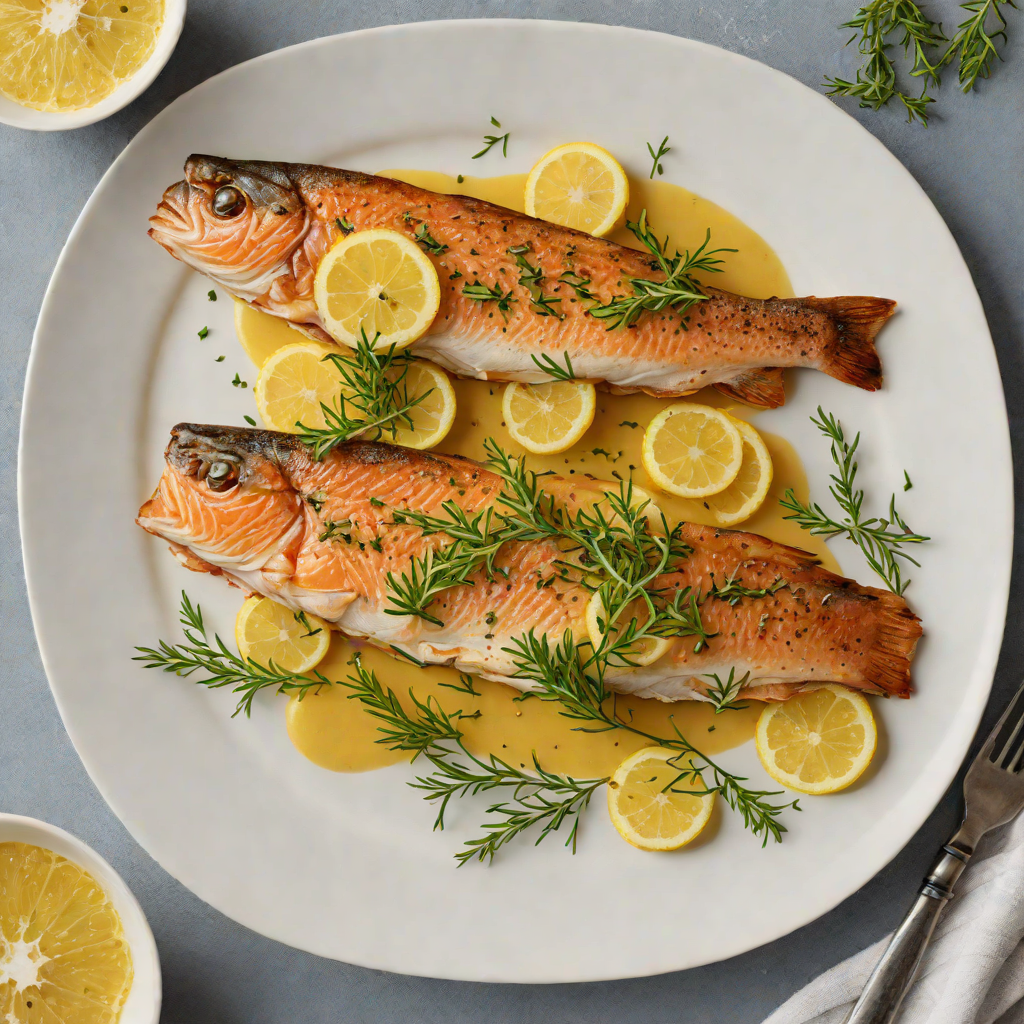 Pan-Seared Colorado Trout with Lemon-Thyme Butter