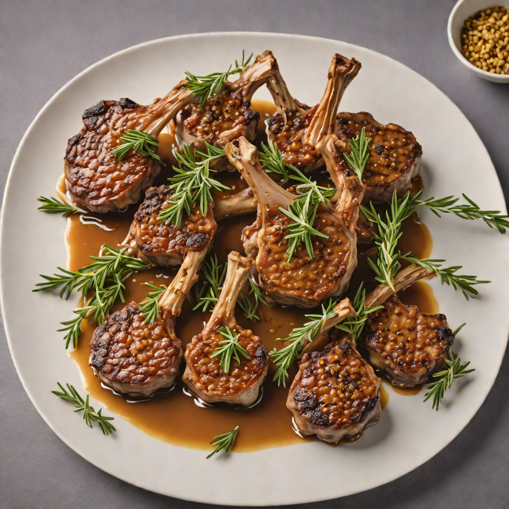 Skillet-Cooked Colorado Lamb Chops with Juniper and Sage