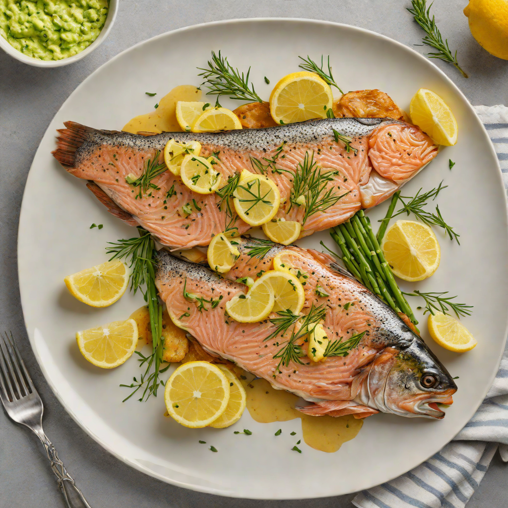 Pan-Seared Rainbow Trout with Lemon-Chive Butter