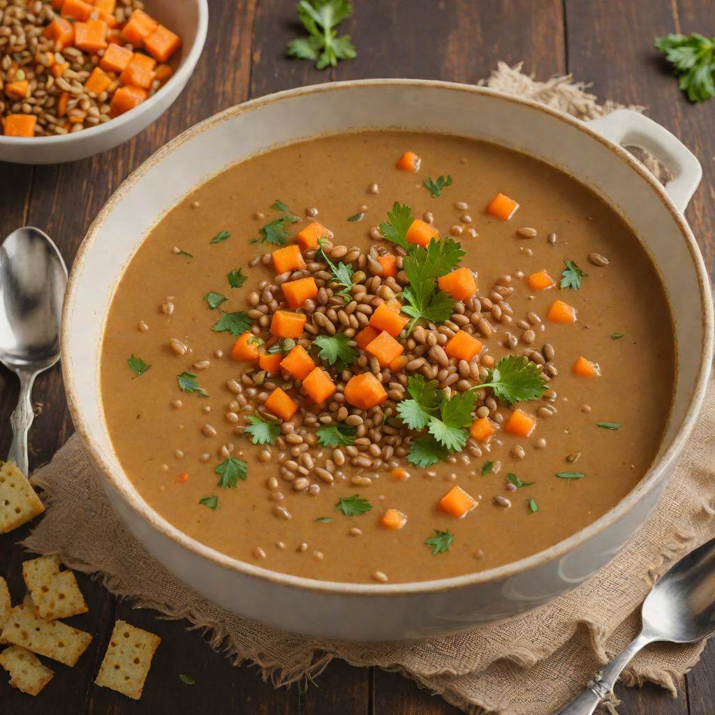 Spiced Northern-Style Lentil Soup with Carrot and Cumin