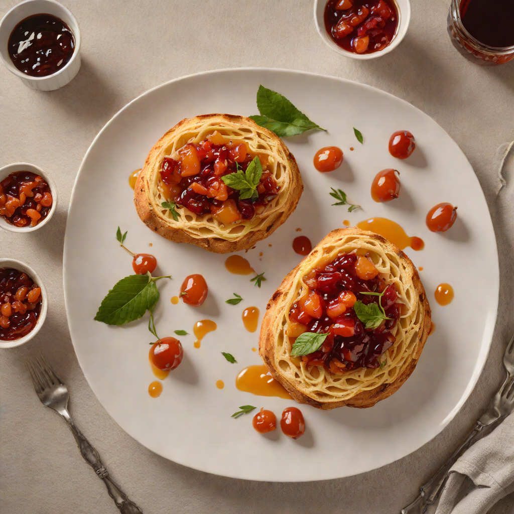 Bush-Spiced Damper Bread with Quandong Jam