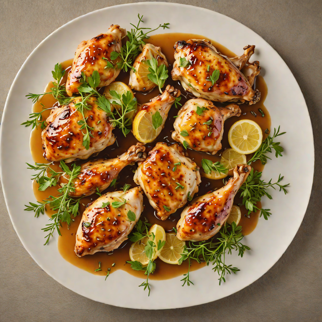 Sautéed Chicken with Thyme and Honey Glaze