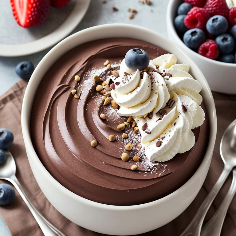 Silky Vegan Chocolate Avocado Mousse