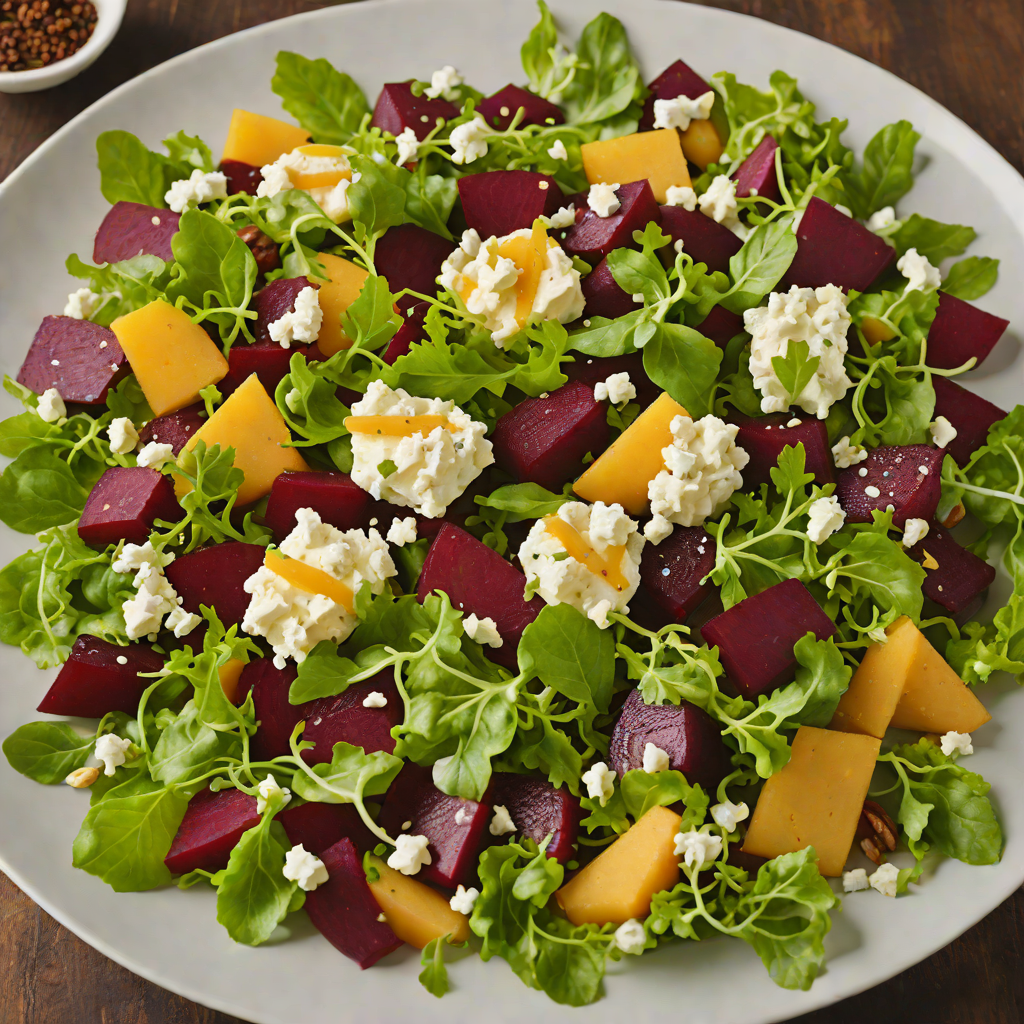 Old Town Fort Collins Beet and Goat Cheese Salad