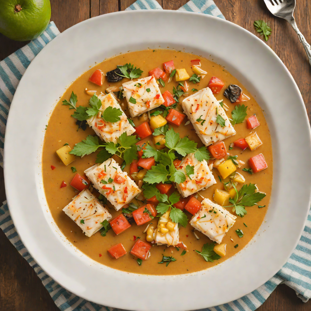 Caribbean-Style Guatemalan Coconut Fish Stew