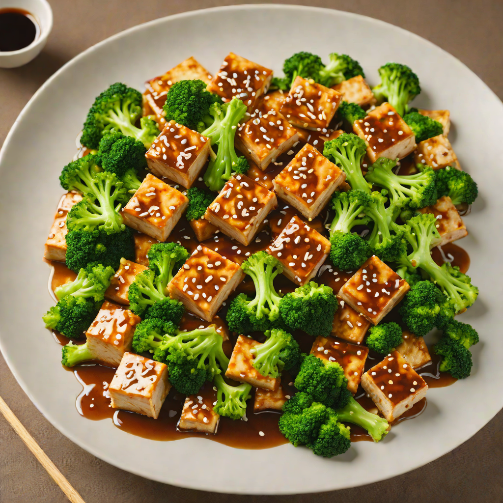 Stir-Fried Tofu with Broccoli and Soy-Ginger Glaze