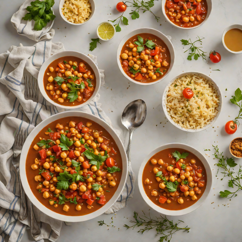 One-Pot Spiced Chickpea and Tomato Stew with Cumin