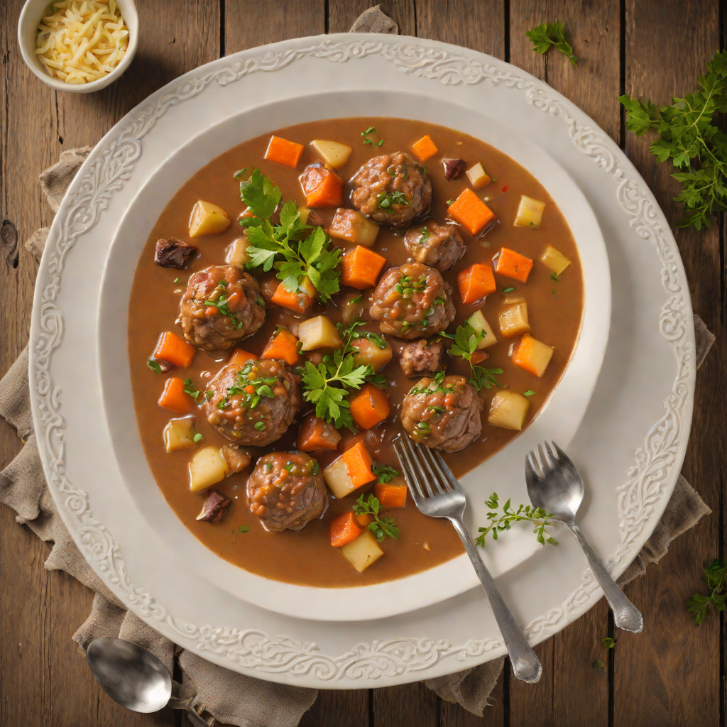 Kristoff’s Nordic Reindeer Meatball Stew