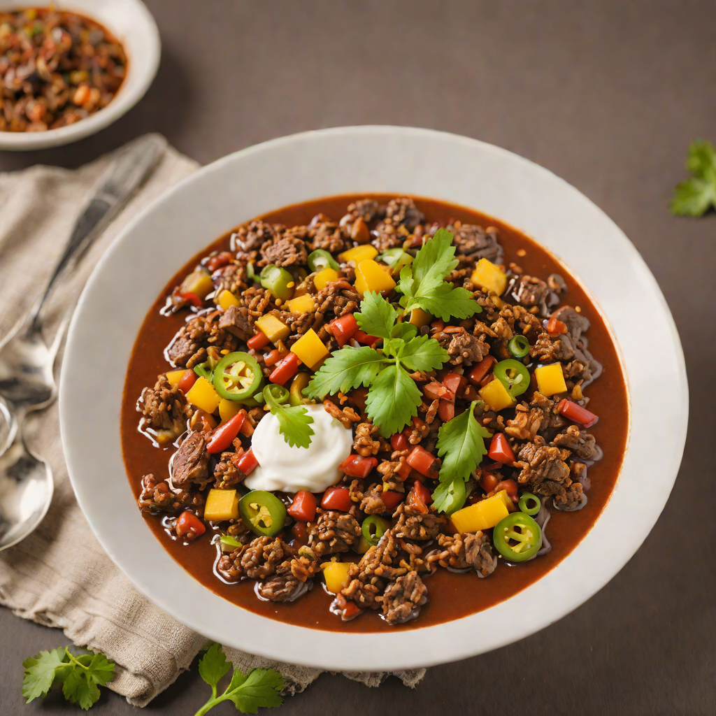 Denver-Inspired Bison Chili with Roasted Green Chilies
