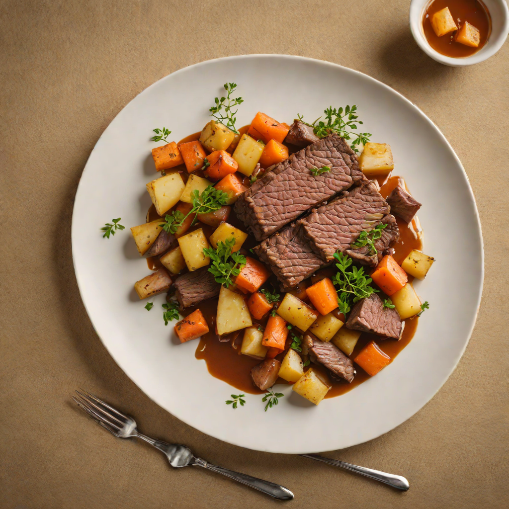 Slow-Braised Lowland Beef with Root Vegetables